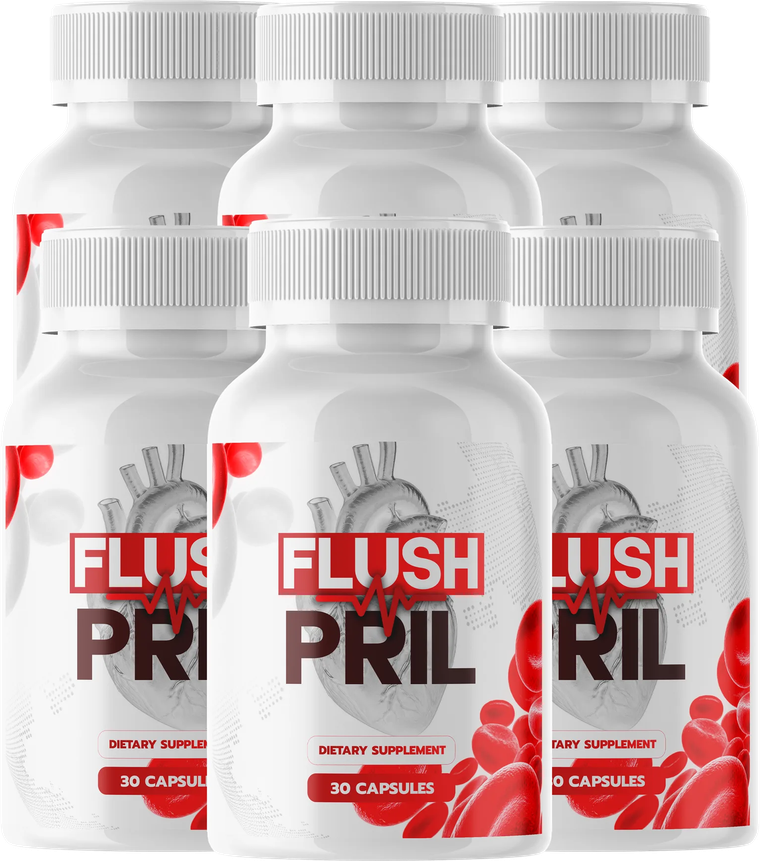 FlushPril Most Popular 6 bottles package
